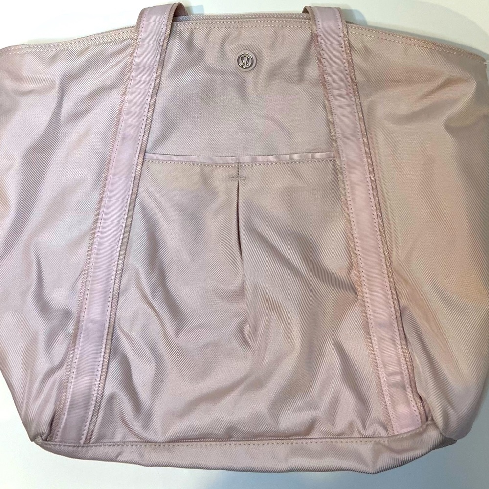 Lululemon Large Canvas Tote Bag Light Pink (Pre-Owned)
